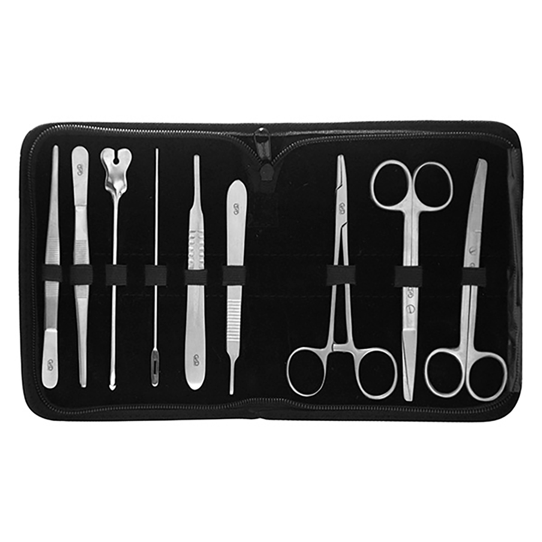 KIT DE DISECCIÓN 9 PIEZAS GMD